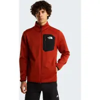 The North Face - Robuster Fleece-Pullover mit Reißverschluss &ndash; Herren &ndash; M Crest Full Zip Jacket Iron Clay TNF Black - M Crest Full Zip