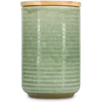 Article Sans Marque Aufbewahrungsglas 12,5x20cm Grün Cameo - Fine Dining Living
