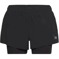 New Balance - Leichte Stretch-Traillauf-Shorts &ndash; Damen / Frau &ndash; RC 2-in-1 Short 3" Black - RC 2-in-1 Short 3" Black für Damen - Größe