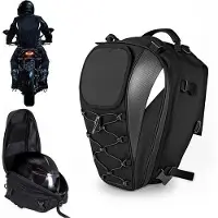 OEM Wasserfeste Motorradschutzhelm-Tasche mit reflektierenden Streifen und wasserdichtem Beutel - große Kapazität 25-38 Liter