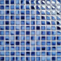 Premium Mosaic Keramikmosaik Premium Mosaik aqua blau 30x30 cm glänzend MOSBH23ABLL