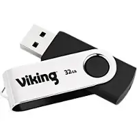 Viking USB-Stick Ativa OFD1076088 32 GB Schwarz, Silber