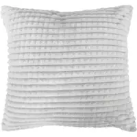 Bestlivings Kissenhülle Kuschel Jacquard 45 x 45 cm Hellgrau