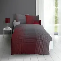 Kaeppel Mako-Satin Bettwäsche Master 200x220 cm + 2x 80x80 cm | rubin - rot