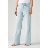 Levi's Xl Straight Jeans Light Indigo Größe: W26L35 | Straight Jeans Outlet | Damen | Blau