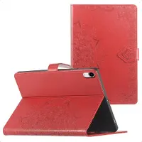 IMoshion Mandala Klapphülle für das Apple iPad 11 (2025) 11 Zoll A16 / iPad 10 (2022) 10.9 Zoll - Rot