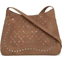 Desigual Stilvolle braune Damenhandtasche mit vielseitigem Tragekomfort