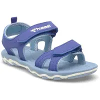 Hummel Sandal Sport JR Kinder Trekking Sandale Klett blau/hellblau 203304-7752, Schuhgröße:34 EU