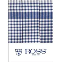 Ross 3er Pack Baumwoll-Geschirrtücher Bauernkaro 50x70 cm | blau - blau