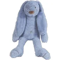 Happy horse Kuscheltier Kaninchen Richie dunkelblau klein - 28 cm Plüsch