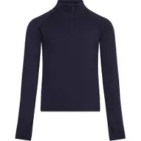 Icebreaker - Technische Unterwäsche aus Merinowolle - K Merino 260 Tech LS Half Zip Midnight Navy aus Wolle - Kindergröße 4 Jahre - Navy blau