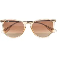 Ray-Ban RB 4171 ERIKA Damen-Sonnenbrille Vollrand Panto Kunststoff-Gestell, transparent