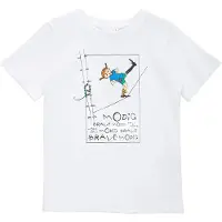 Peppi Pitkätossu Mutig T-Shirt, Weiß, 122-128