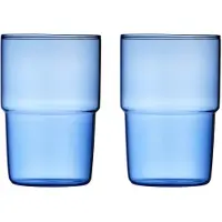 Lyngby Glas Rotweinglas Torino Blau, 2 Stück, 40 cl