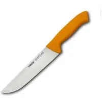 Pirge Ecco Metzgermesser 21 cm Gelb Schlachtermesser - Fleischermesser - Stechmesser - Exzellenter Schärfe Metzgermesser