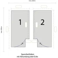 BETTWARENSHOP Spannbettlaken 2-teilig nach Maß Ultra-Stretch Jersey | gold - gelb