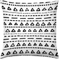 TRAUMSCHLAF Dekokissenhülle Ethno 40x40 cm - weiß
