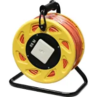 InLine Netzwerk-Kabeltrommel Cat.6A, S/FTP, 80m, 80 m, Cat6a, S/FTP (S-STP), RJ-45, RJ-45, Orange