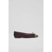 Lk bennett Kara Flats Dark Chocolate Größe: 35 | Ballerinas Outlet | Damen | Braun