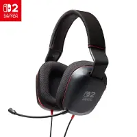 PowerA - Kabelgebundenes Stereo-Headset für Nintendo Switch 2 - Schwarz