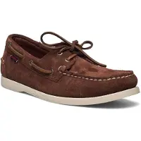 Sebago Portland Flesh Out Herren Dark Brown-Schuhgröße 43,5