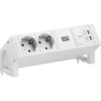 Bachmann DESK2 PURE WHITE 2xCEE7/3