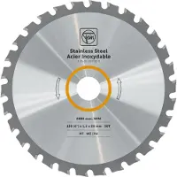 Fein Handkreissägeblatt für Edelstahl, Ø 150 mm, 30 Zähne, Schnittbreite 1,2 mm