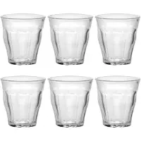 Duralex Glas Picardie 9 cl Ø6.3x6.5 cm Hærdet,6 stk/pk