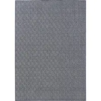 Benuta In- & Outdoor Teppich Lou Blau 160x230 cm Teppich Wohnzimmer Outdoorteppich Rechteckig Muster Modern Kurzflor Skandinavisch