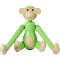Kay bojesen Holzfigur - Affe - Mini - Hellgrün - - One Size - Dekoration