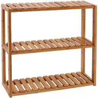 Songmics Bambusregal mit 3 Ablagen BCB13Y