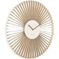 Karlsson - Wanduhr Cascara - Weiß - 50x50x50cm