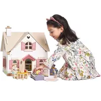 Tender Leaf Toys Holzspielzeug - Puppenhaus mit Möbeln - - One Size - Puppenhauser