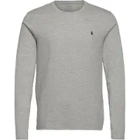 Ralph Lauren für Herren. 714844759003 T-Shirt aus grauem Baumwollstrick (XXL), Heimtextilien, Baumwolle, Langarm