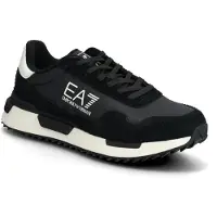 EA7 Unisex. 7X000380_AF19175 Vintage Turnschuhe Schwarz (46), Wohnung, Schnürsenkel, Sportlich