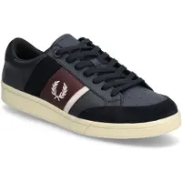 Fred perry für Herren. B2310-608 Leder Turnschuhe B725 navy (42), Wohnung, Schnürsenkel, Lässig, Marine