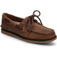 Timberland Mens Classic Boat Shoe Medium Brown Full Grain-Schoenmaat 41