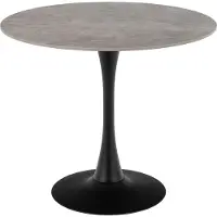 Ebuy24 Esstisch Malta Grau quadratisch 90x90x75 cm
