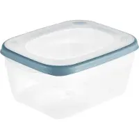 Keeeper Frischhaltedose franco, 1,8 Liter, eckig, blau Dose: transparent / Deckel: mit farbigem Rand, aus
