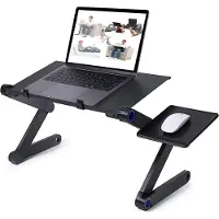 INF Verstellbarer Laptoptisch mit Mausmatte