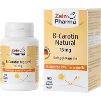 ZeinPharma Beta Carotin Natural 15 mg Weichkapseln 90 St