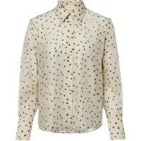 MSCH Copenhagen Damen Blusen Mschdorothea Faustina Shirt Aop - Zand - Größe M/L