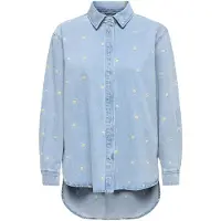 ONLY Jeans-Hemd in Hellblau - XS