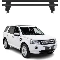 Menabo Dachträger für Land Rover Freelander 2 2007-2015 50kg Alu Schwarz 2x