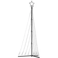 vidaXL LED Weihnachtsbaum 447 LEDs Kaltweiß 249 cm 4016433