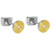 Boccia 0545-03 Ohrringe Diamant-Ohrstecker Titan vergoldet