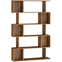 Vasagle Bücherregal mit fünf offenen Ebenen LBC416K01
