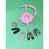 Bianco Ballerinas in BlackPatent | Gr.: 37