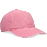 Manfield Roséfarbene Kappe mit Herz in Washed-Optik | Größe Onesize