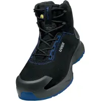 Uvex 1 x-craft Sicherheitsschuh Stiefel S2, schwarz/blau schwarz/blau 44